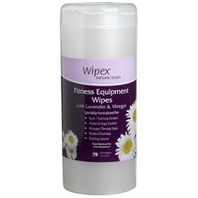 413aMmbjeCL. SL500 AA280  Wipex Natural Fitness Equipment Wipes With Lavender & Vinegar, 75 Count Container