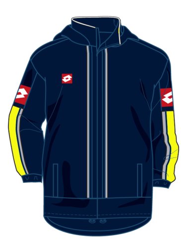 Lotto Regenjacke Extreme, Herren, navy/gelb