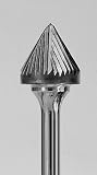 GROBET CARBIDE BUR MADE IN U.S.A. DEBURRING MADE IN U.S.A. 3/8