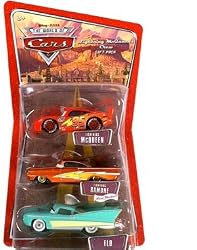 CARS Racing 3-Car Pack: Lightning McQueen/Flo/Lightning Ramone