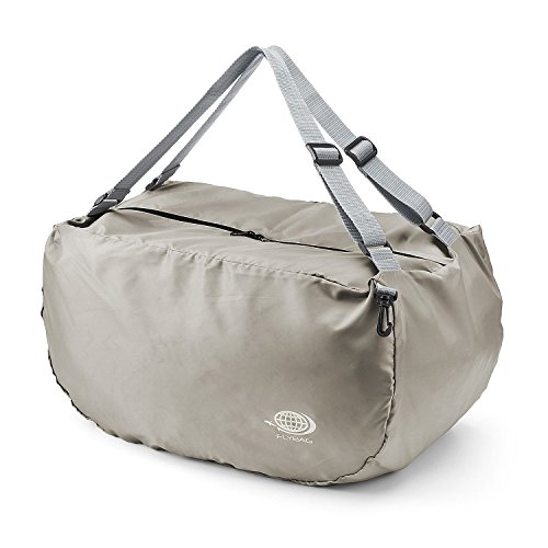 サンワダイレクト 折りたたみ 3WAYバッグ ショルダー / ボストン / リュック 34リットル グレー 200-BAG107GY