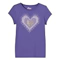 Girls' Circo&reg; Basic Tee - Violet Rhythm