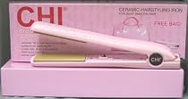 Farouk CHI GF1001BC Pink CHI Limited Edition Breast Cancer Awareness Professional Ceramic Hairstyling Iron with GFI Plug and Free CHI Bag, 1"