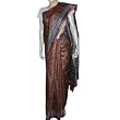 Party Wear Sari Indian Pure Silk Wrap Dress (ssari151)