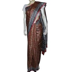 Party Wear Sari Indian Pure Silk Wrap Dress (ssari151)