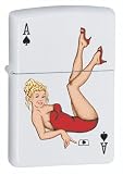 Original Zippo 24815 Poker Lady Ace Lighter-a epreuve du vent
