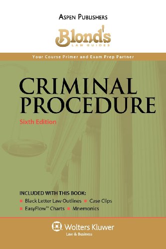 Blond's Law Guides: Criminal Procedure