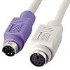 �ySANWASUPPLY�zDOS/V�p�\�R��(�~�jDIN6pin)�̃L�[�{�[�h�����P�[�u���i2m�j KB-KYE2