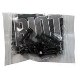 Riot Gear 10/32 Flathead Screws/Locknuts, 1 in Pack ( Nuts n Bolts )