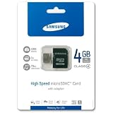 Produkt-Bild: KINGSTON Speicherkarte microSD 4 GB + SD Adapter f&uuml;r Nokia C3-01 Touch and Type