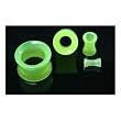 UV Glow in the Dark Double Flare Plug - 6G - Sold as a Pair