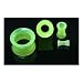 UV Glow in the Dark Double Flare Plug - 8G - Sold as a Pair
