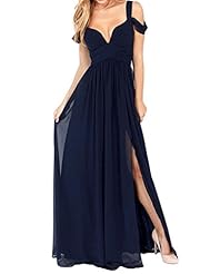 V-neck Polyester Spring Summer Fall Open-Back Elasticized Empire   Waistline Maxi Dress 
