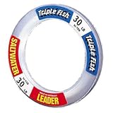 Saltwater Leader Wrist Coil Clear Mono 15lb 50yd