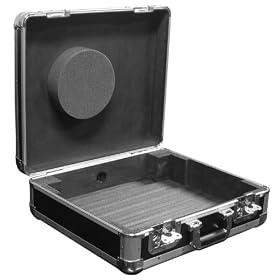 Marathon Elight Series MA-Ett Bk Turntable Case Holds 1 1200 Style Turntable Light Duty - Black