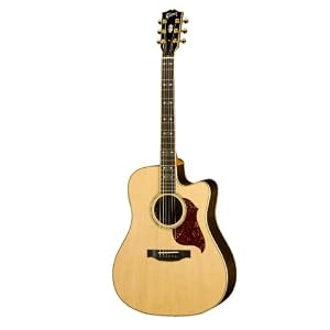 Gibson Songwriter Deluxe Standard EC Acoustic-Electric Guitar, Antique Natural