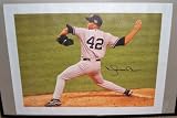 NEW York Yankees Mariano Rivera Signed Auto Baseball Canvas Coa & Tamper Proof Hologram Proof Photo