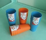 Review CSL  / Plastic Party Tumbler 4/Pk 13cm X 8cm Neon Colours (KD0012)