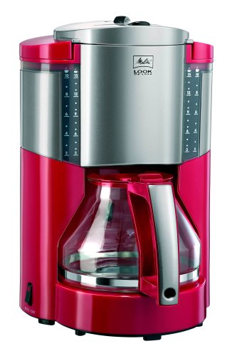 Melitta M 641-54 Kaffemaschine rot / platin