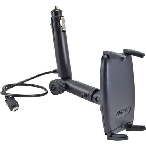 arkon sm521 micro universal slim grip lighter socket mount with micro usb power  cheap price