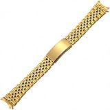 Speidel J-Style Bracelet (20mm, Gold Tone, Curved Ends, 3894/10)