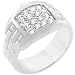 Search : Watch Style Silver CZ Mens Fashion Ring (Size 9,10,11,12,13,14)