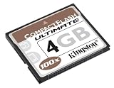 Kingston コンパクトフラッシュメモリ 4GB アルティメイト CF/4GB-UFEの画像