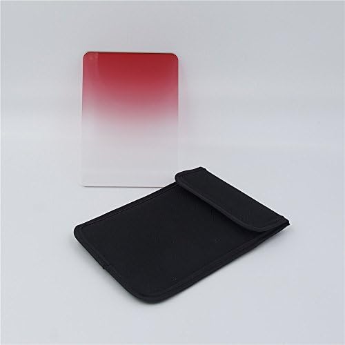 FODSLR Graduated Pink Square Filter for Z-pro Series - 143mm X 100mm 100x143 mm 4X5" for Cokin Z Lee Hitech + slot Case