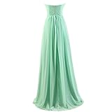 Dresstells® Sweetheart Bridesmaid Chiffon Prom Dresses Long Evening Gowns Coral Size 26W