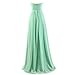 DRESSTELLS Sweetheart Bridesmaid Chiffon Prom Dresses Long Evening Gowns for Juniors Size 6 Mint Green