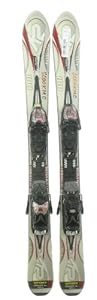 Used K2 Comanche Sport Jr Shape Snow Ski with Marker 4.5 Binding 100cm C