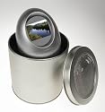 SILVER DIGITAL EGG PHOTO FRAME 1.5" SCREEN STORES OVER 100 PICTURES, IN NOVELTY PACKING.