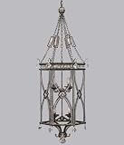 Fine Art Lamps 326940 Large Foyer Lantern Winter Palace Midnight Indoor Lighting