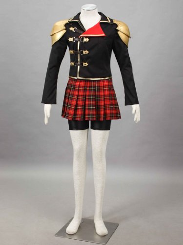 Final Fantasy Type-0 Cosplay Costume - the Suzaku Peristylium Class Zero Member - the Whip Wielder Seven 1st Verion Set X-Large-image