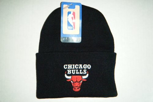 Chicago Bulls NEW Authentic Cuffed Beanie Toque Knit Hat