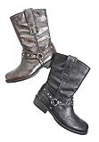 Avenue Plus Size Cassie Studded Biker Boot (Wide Width)