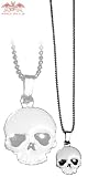 Halskette White Skull