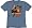 Star Trek DON'T MESS WITH SULU Adult Slate Blue T-shirt, Small