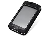 PDAIR レザーケース for iPod touch(2009 32GB/64GB) スリーブタイプ ブラック PALCIPDT3S/BLの画像