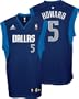 Josh Howard Jersey: adidas Navy Replica #5 Dallas Mavericks Jersey