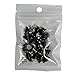 RUBYCA 12MM 20 Sets Metal Tree Spikes and Studs Metallic Screw-Back for DIY Punk Leather-Craft Black