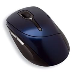 Cherry Azuro optische Maus schnurlos blau-schwarz