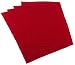 DII Tango Red Ribbed Placemat, Set of 4