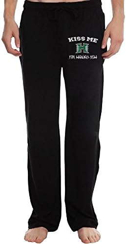 ZOENA Awesome Hawaii Rainbow Warriors Hawai Ish Logo Workout Pants For Men Black Size L
