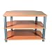 Langdale Beech / Silver Hi-Fi Unit / TV Stand for TVs of up to 24" ( 32" with overhang )