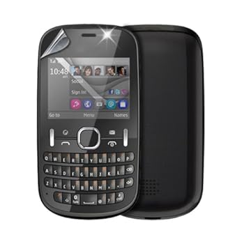 Nokia Asha 201 Film de Protection d'Ecran Transparent (Pack de 3) + Chiffon Gratuit Nokia Asha 201 Film de Protection d'Ecran Transparent (Pack de 3) + Chiffon Gratuit