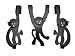 Present Time Doorhanger Monkey black