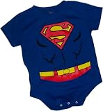Superman Costume Infant Onesie Snapsuit