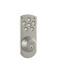 Home Improvement: Kwikset 907 Powerbolt Electronic Deadbolt featuring SmartKey in Satin Nickel - Kwikset