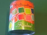 HEYDA Stempelkissen-Set "Rainbow", Klarsicht-Runddose VE=1